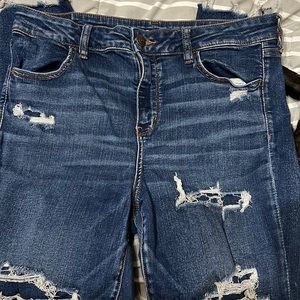 Hi-rise jeggings